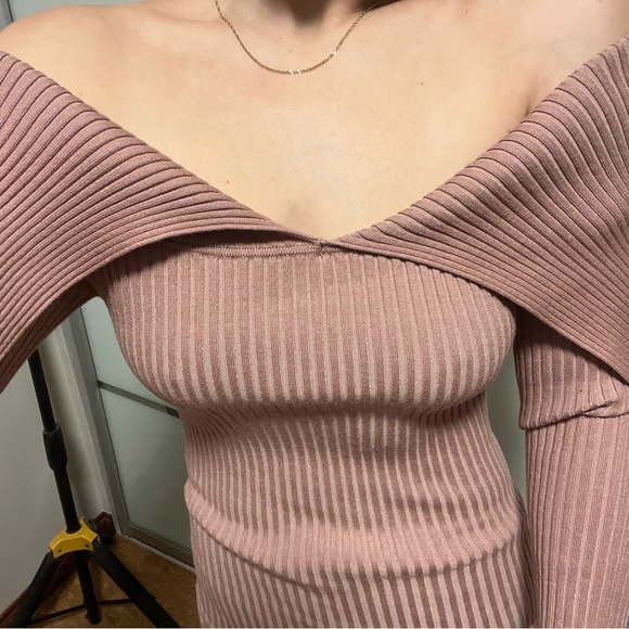 Ribbed Knit Dress - Never Worn! - Picture 3 of 4